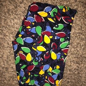 Christmas lights leggings